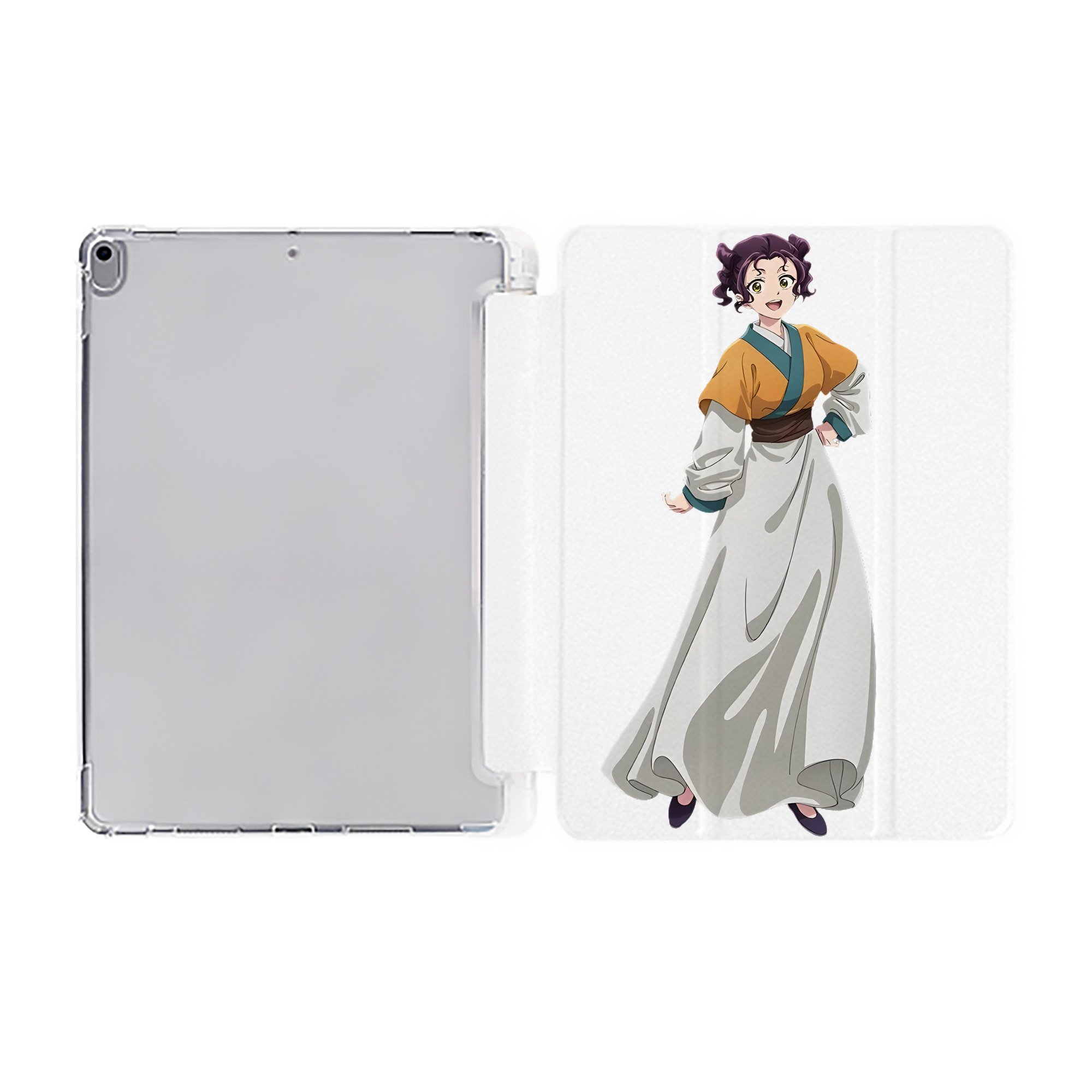 （画像用） 薬屋のひとりごと The Apothecary Diaries IPad ケース ペン収納付き 三つ折りスタンド PUレザー×シリコン 対応機種9.5/10.5/10.9インチ